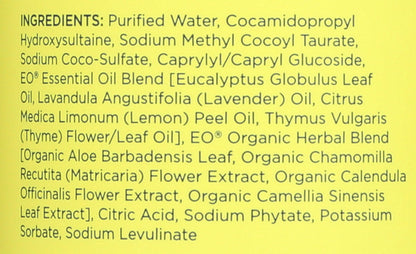 Eo Hand Soap Lemon Eucalyptus 12 Fl Oz