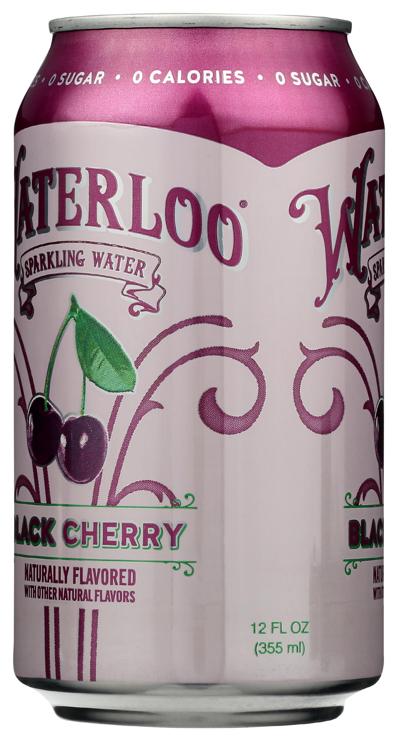 Waterloo Sparkling Water Black Cherry 12 Fl Oz