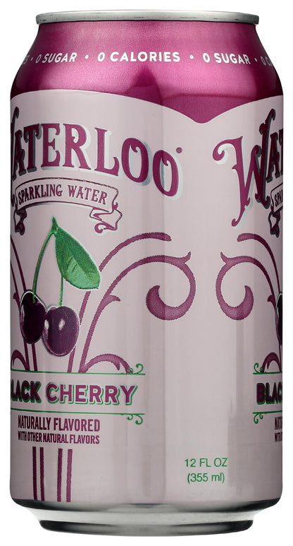 Waterloo Sparkling Water Black Cherry 12 Fl Oz