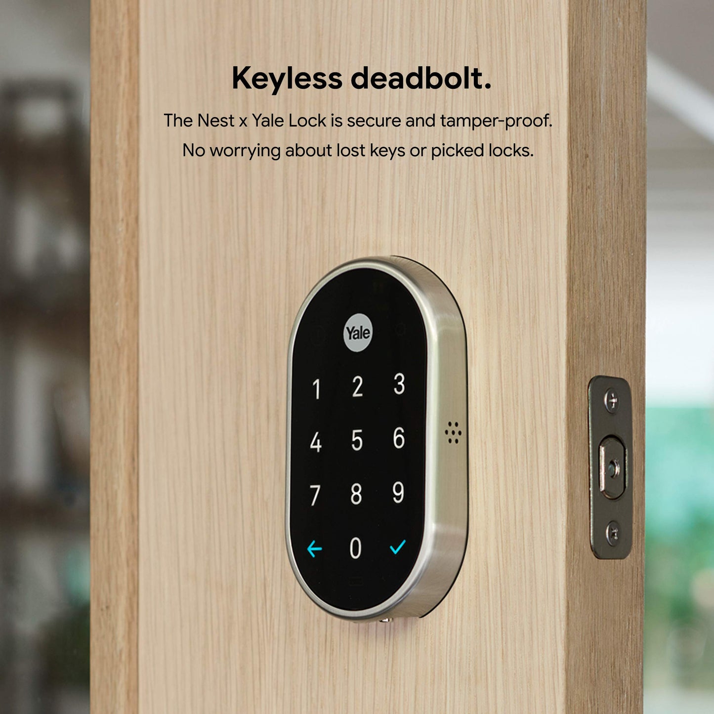 Google Nest x Yale Lock Tamper Proof Smart Lock for