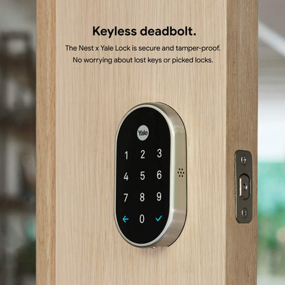 Google Nest x Yale Lock Tamper Proof Smart Lock for