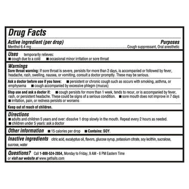 HALLS Cough and Throat Relief Mentho-Lyptus Cough Drops, 9 Sticks (Pack of 20)