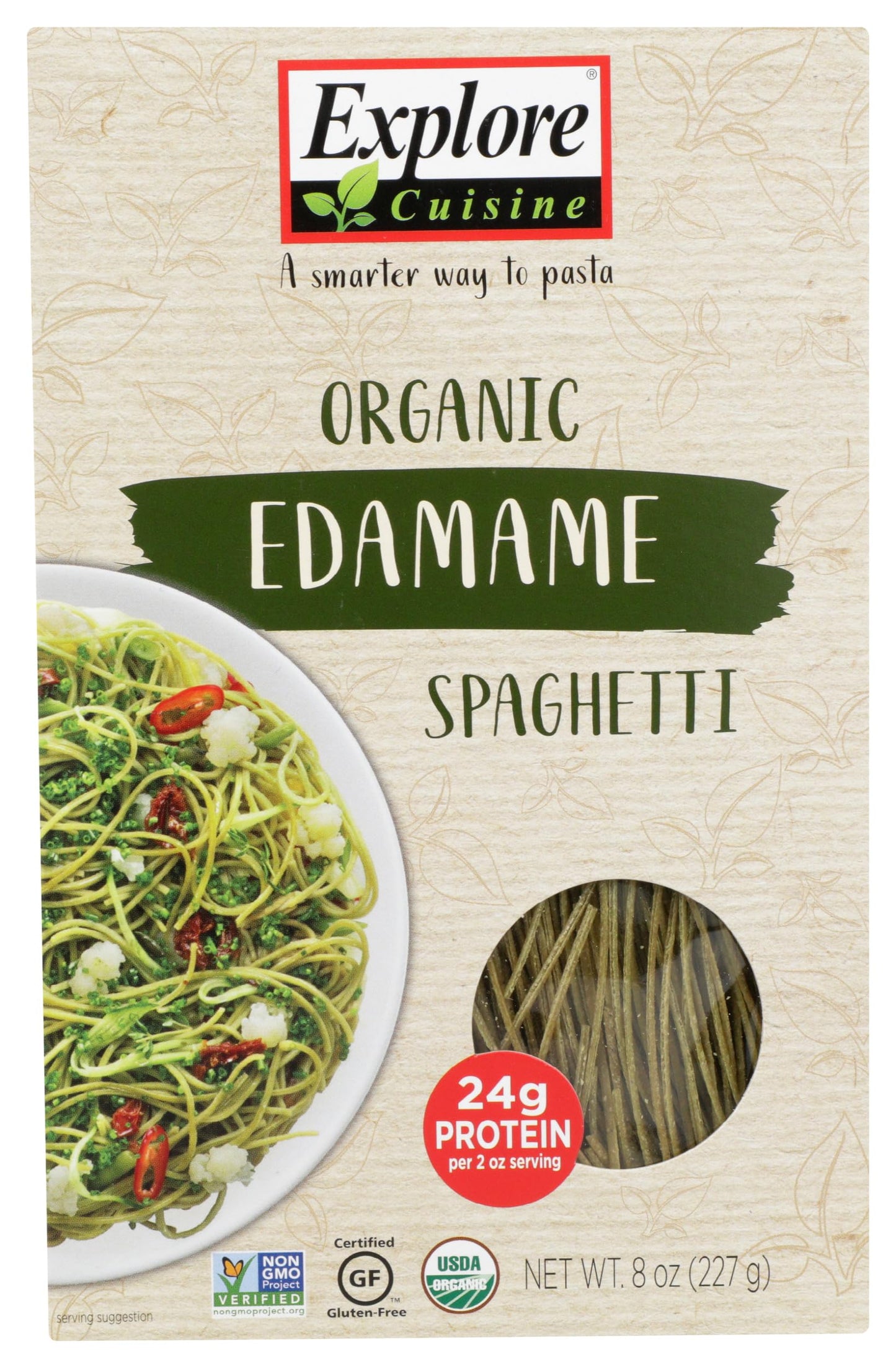 Explore Cuisine Organic Edamame Spaghetti Easy to Make Pasta High 8 oz