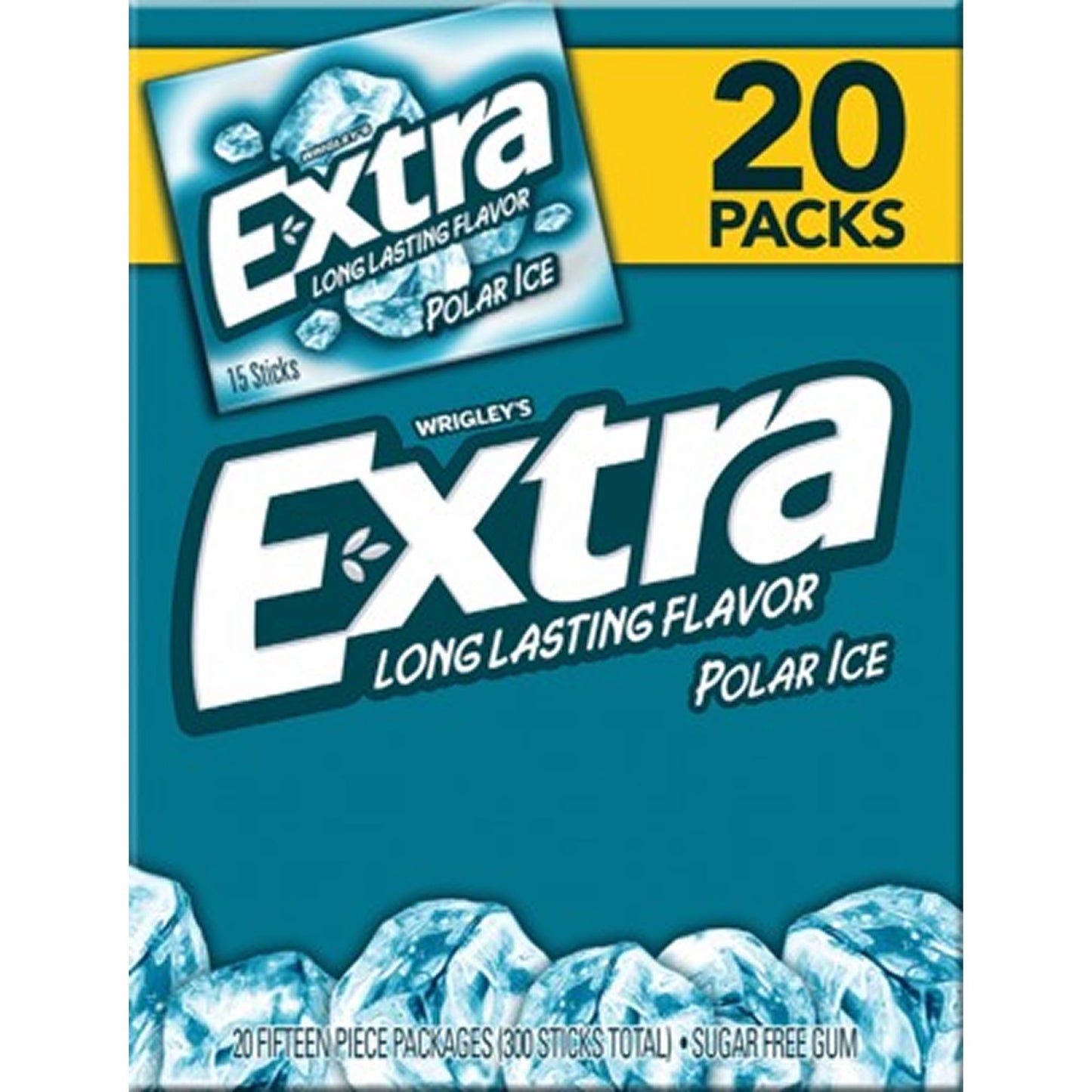 Wrigley's Extra Polar Ice Gum (Pack of 20) 15 Count