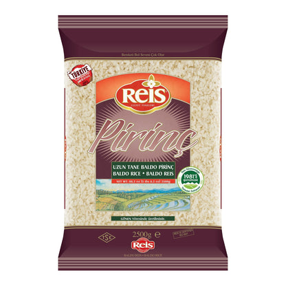 Reis Baldo Rice Long Grain White Rice Natural Cereal 2500g