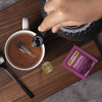 Twinings Darjeeling Tea A Delicate Dry Black Tea Sophisticated 20 Count