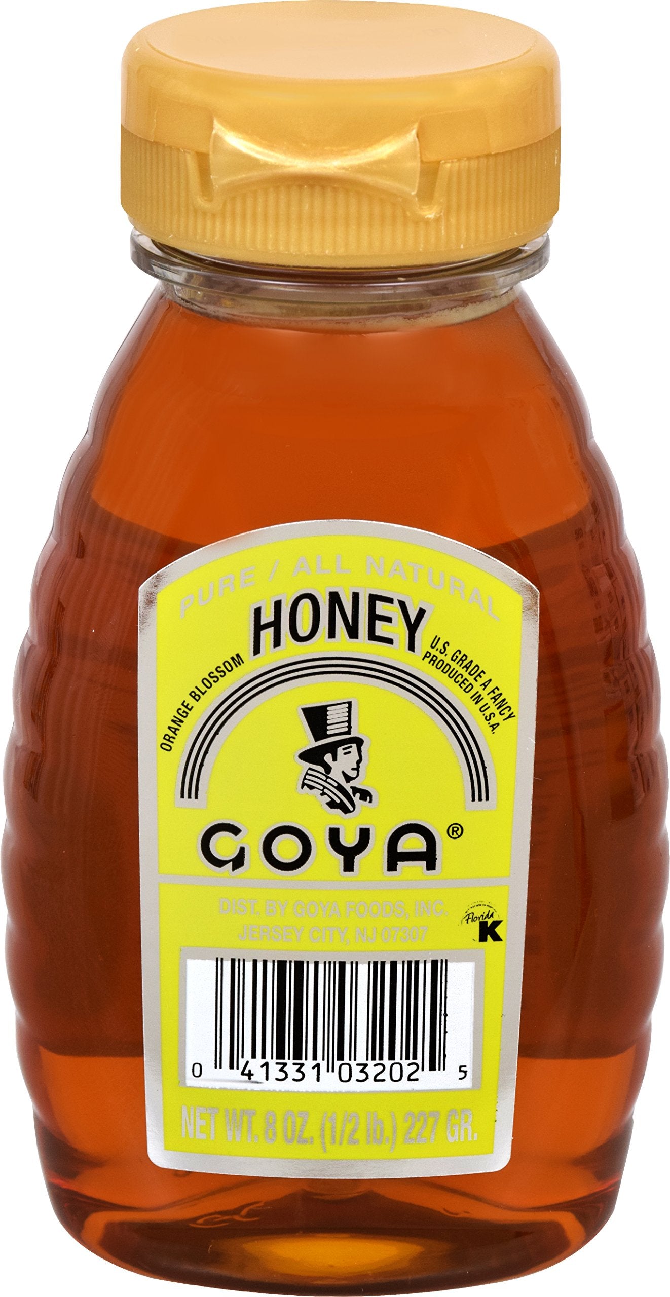 Goya Pure Orange Blossom Honey, All Natural, 8 oz Goya