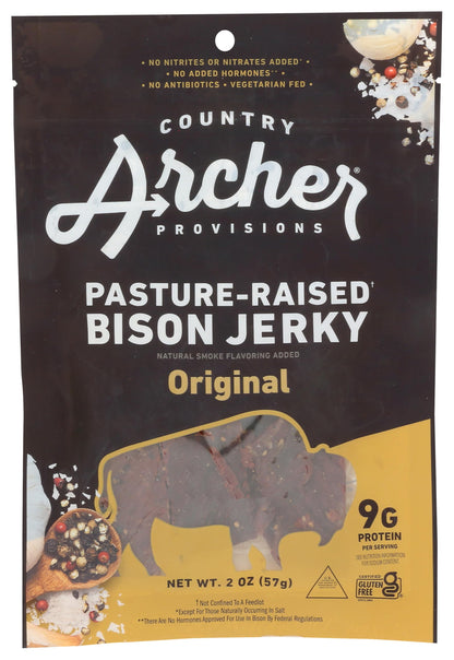 Country Archer, Jerky Bison OrigInchal, 2 Ounce