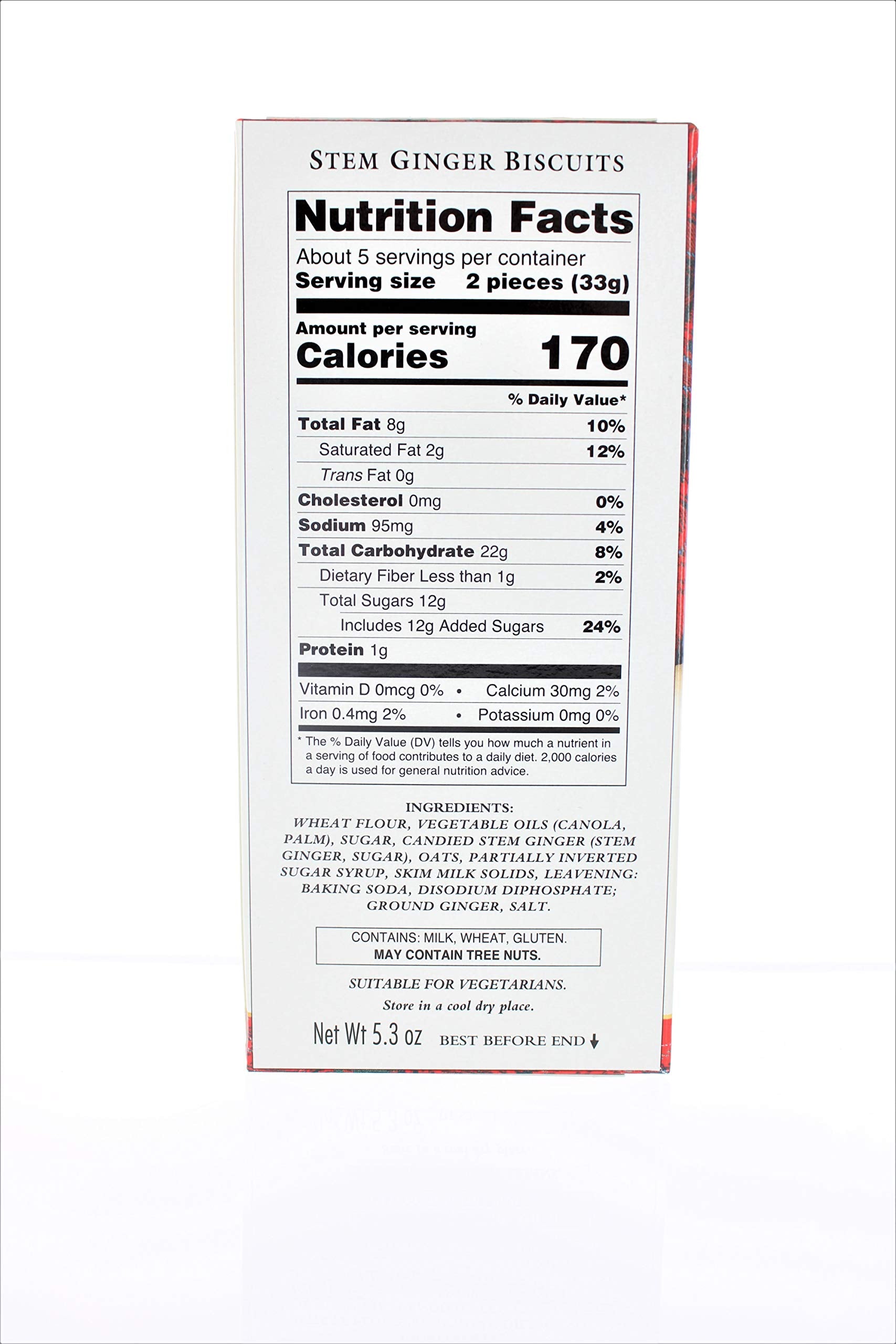 Walkers Stem Ginger Cookies 2 pk 5.3 oz