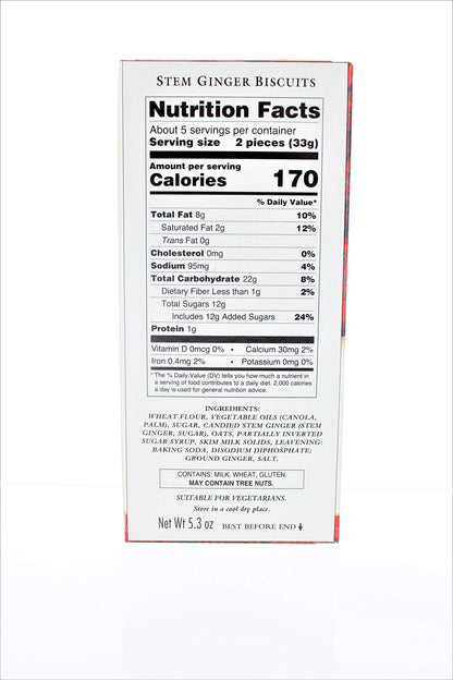 Walkers Stem Ginger Cookies 2 pk 5.3 oz