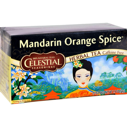 Celestial Seasonings Herbal Tea Caffeine Free Mandarin Orange Spice 20