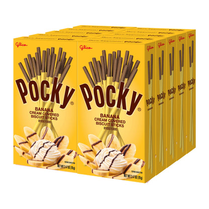 Pocky Biscuit Stick Chocolate Banana 2.47 Ounce (Pack of 10)
