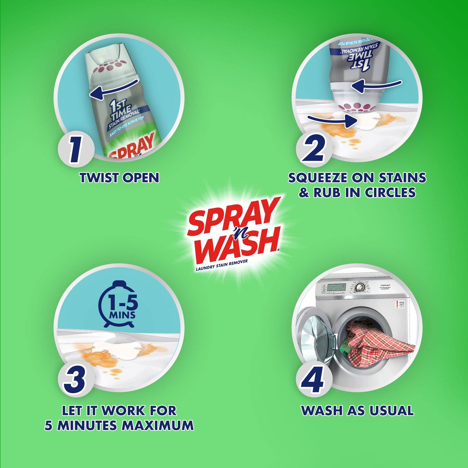 Spray 'n Wash Max Gel Pre-Treat Laundry Stain Stick 6.7 oz