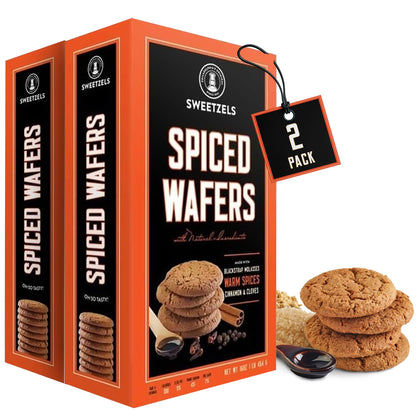 Old Fashioned Ginger Snap Cookies Made With Real Ginger & (Pack of 2)