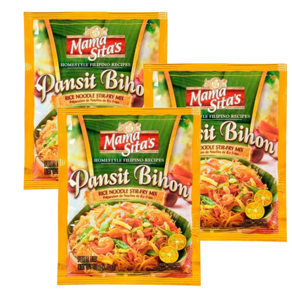 Mama Sita's Pansit Bihon Rice Noodle Stir-Fry Mix, Net Wt 1.4 oz (Pack of 3) Mama Sita's