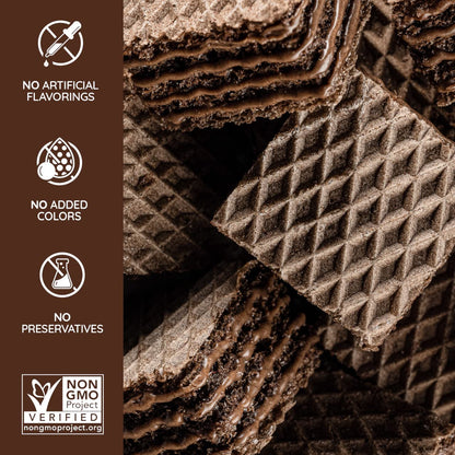 Loacker Quadratini Premium Double Choc Wafer Cookies 8.82oz