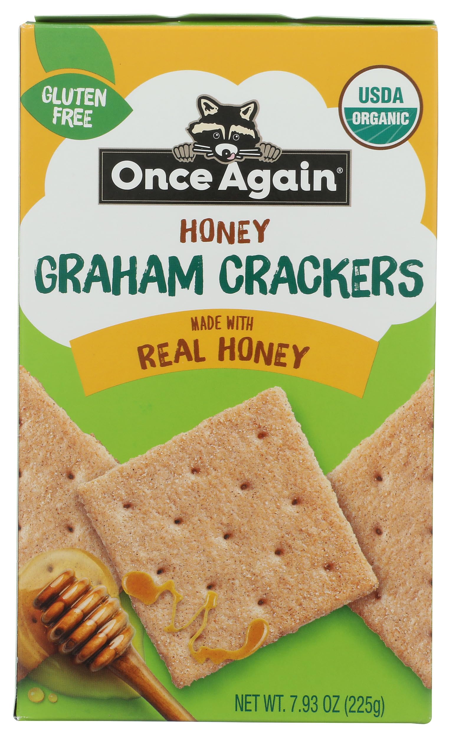 ONCE AGAIN Organic Honey Graham Crackers 7.93 OZ