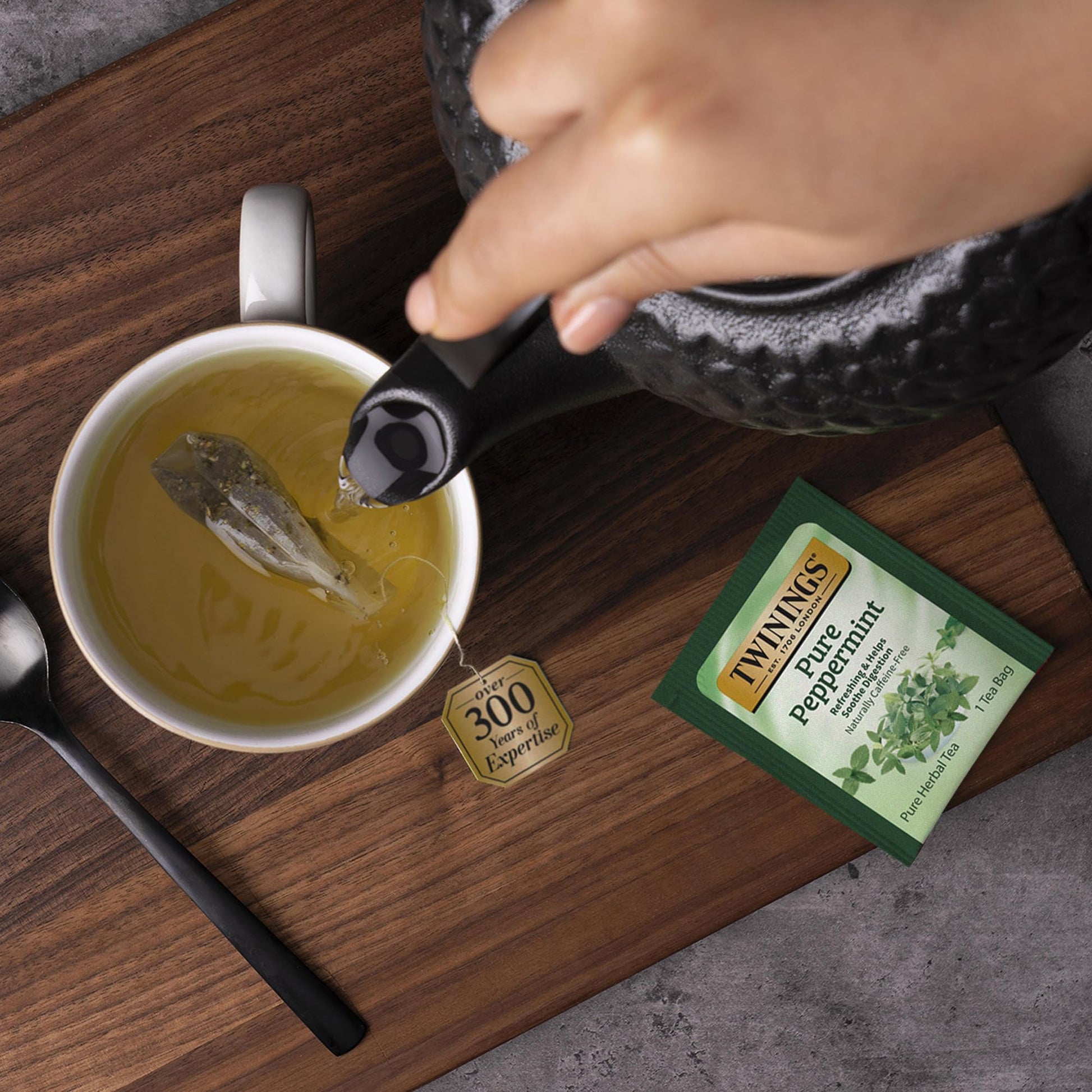 Twinings Mint Peppermint Pure Peppermint Tea Naturally Caffeine Free Refreshing Mint 50 Count