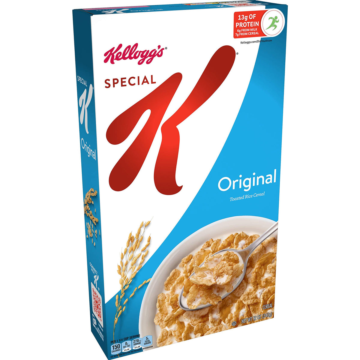 Kellogg's Special K, Breakfast Cereal, Original, Made with Folic Acid, B Kellogg's Special K