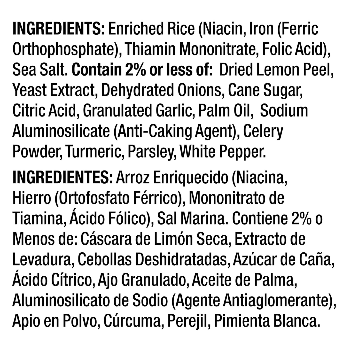 Vigo Authentic Lemon Fresh Greek Lemon Rice Fresh Zesty & Fragrant No 8oz