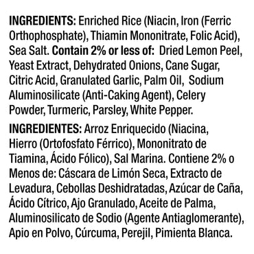 Vigo Authentic Lemon Fresh Greek Lemon Rice Fresh Zesty & Fragrant No 8oz
