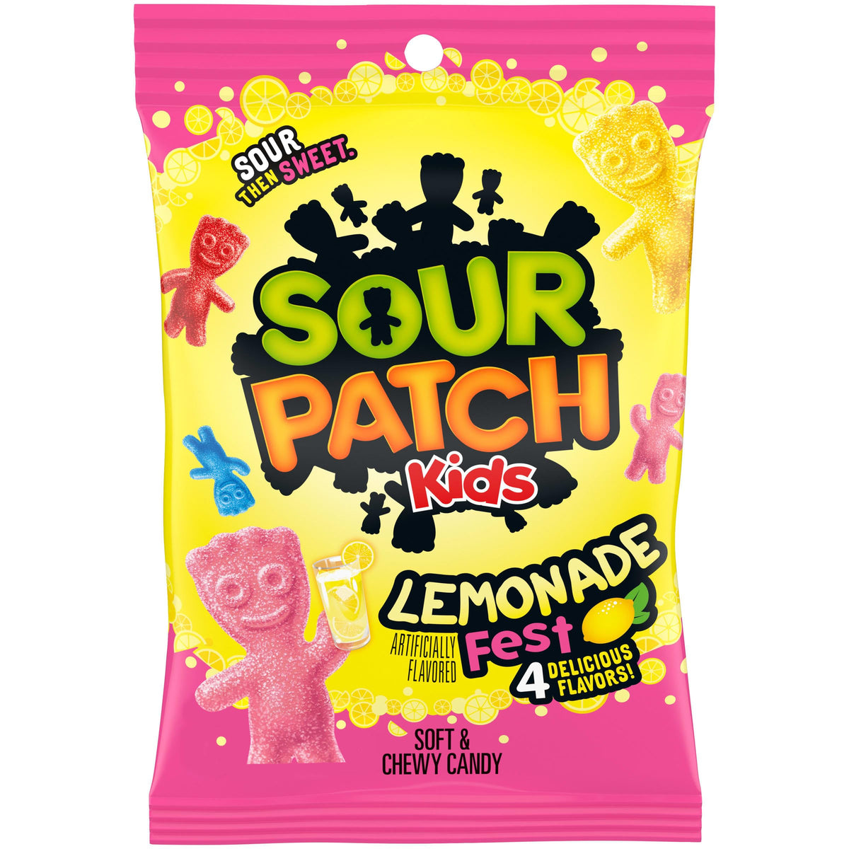 SOUR PATCH KIDS Lemonade Fest Soft & Chewy Gummy Candy, 8.02 oz SOUR PATCH KIDS