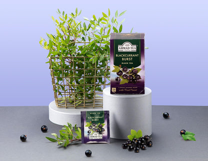 Ahmad Tea Blackcurrant Burst Black Tea 20 Count Boxes