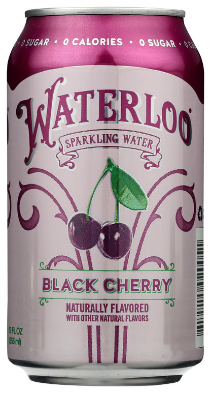 Waterloo Sparkling Water Black Cherry 12 Fl Oz