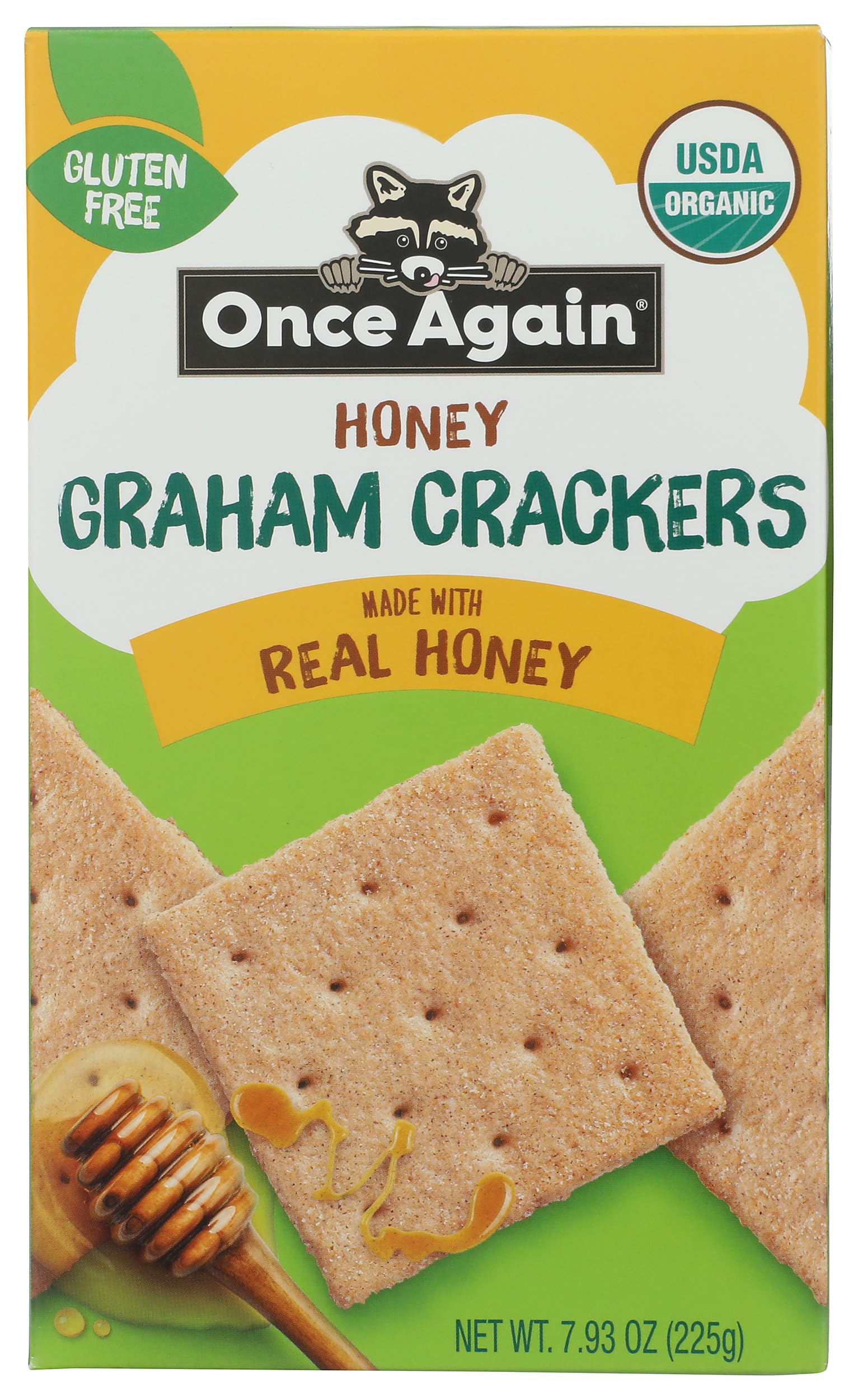 ONCE AGAIN Organic Honey Graham Crackers 7.93 OZ