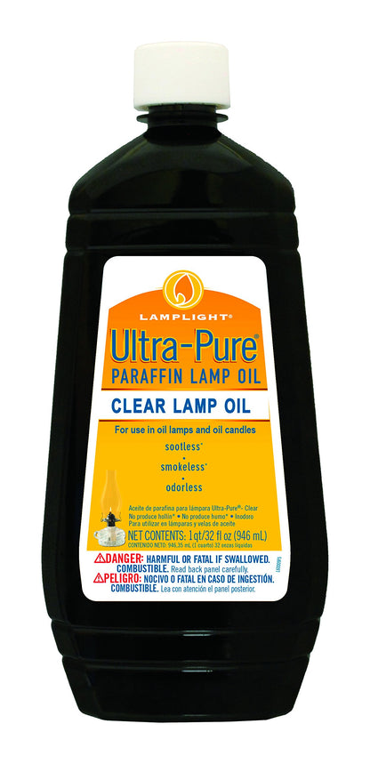 Lamplight Farms Ultra Pure Clean Burn Lamp Oil Clear . 32 oz