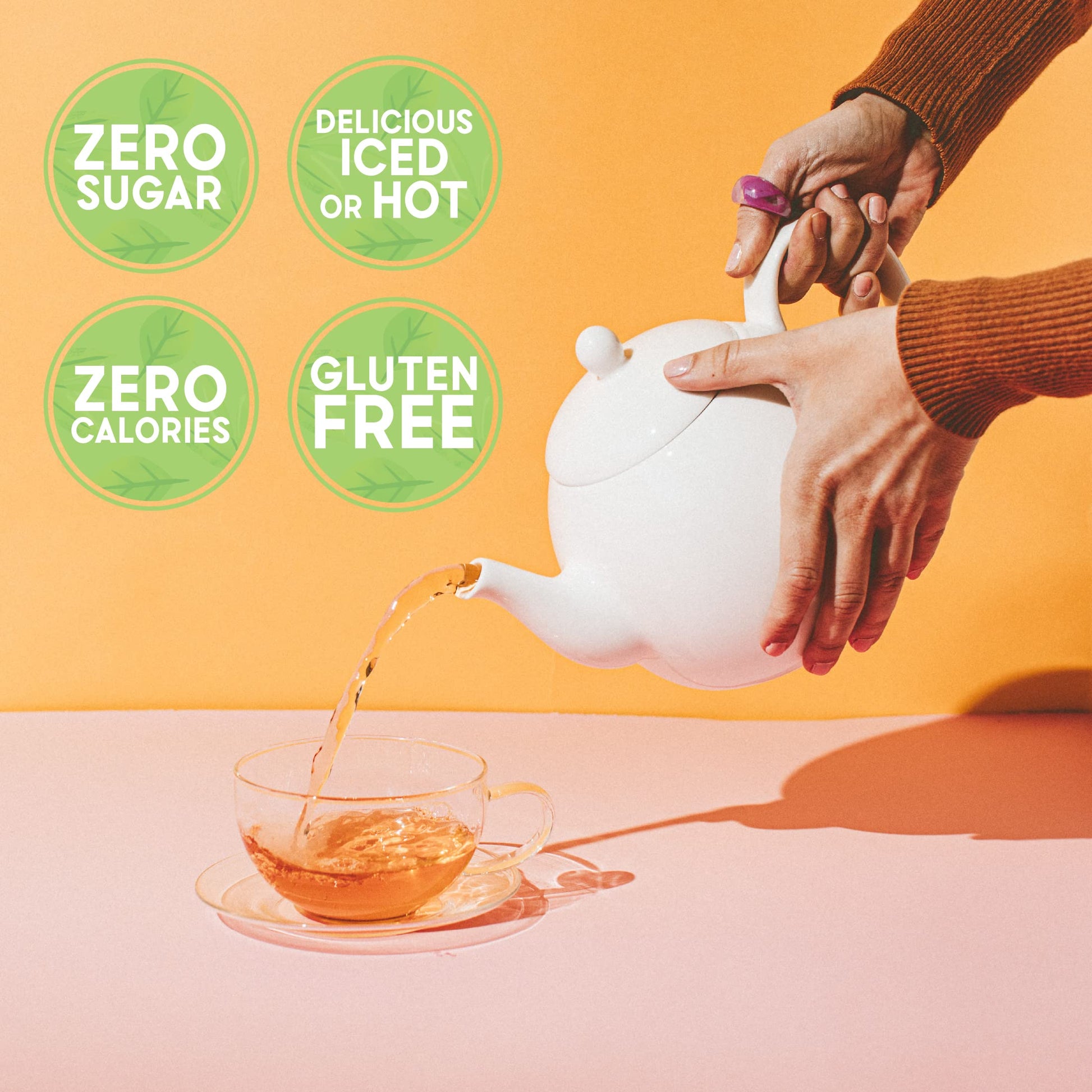 Salada Green Hot Tea Decaffeinated with 40 Individually Wrapped Tea Bags