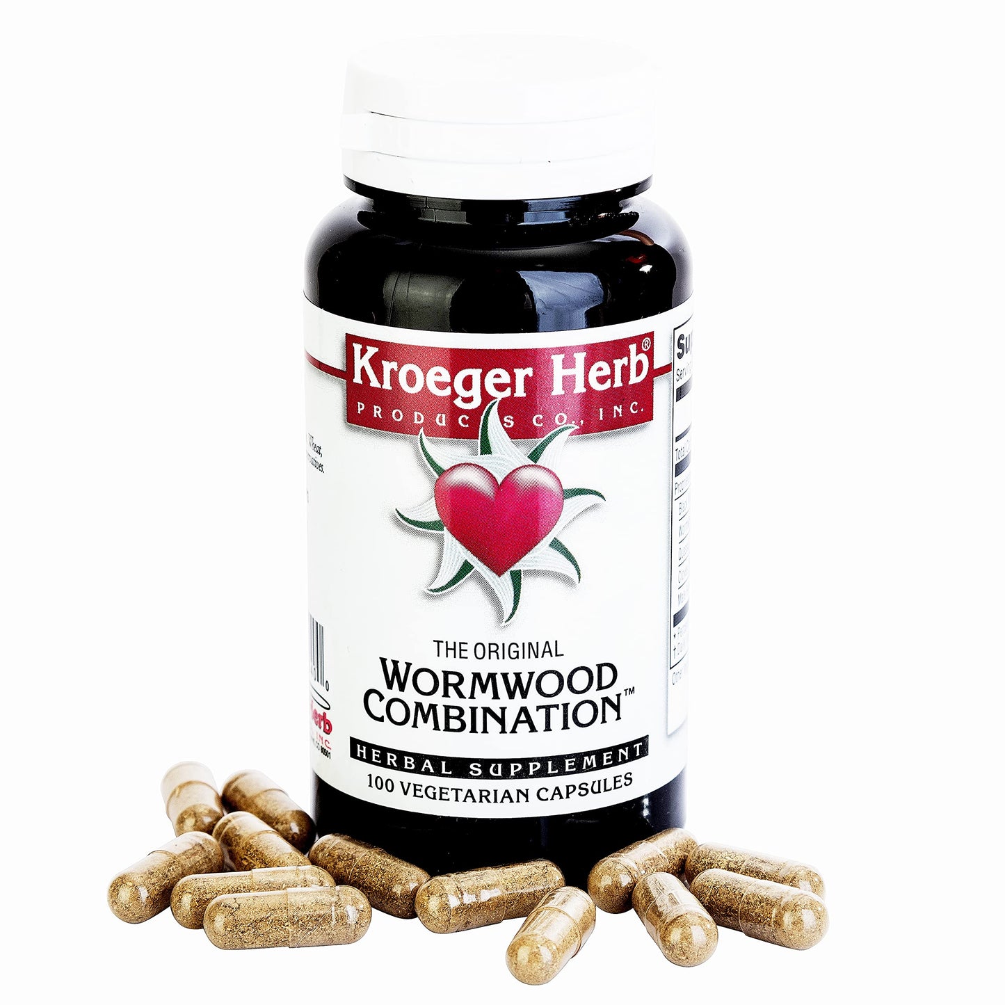 Kroeger Herb Herb Wormwood Combination Vegetarian Capsules 100 Count