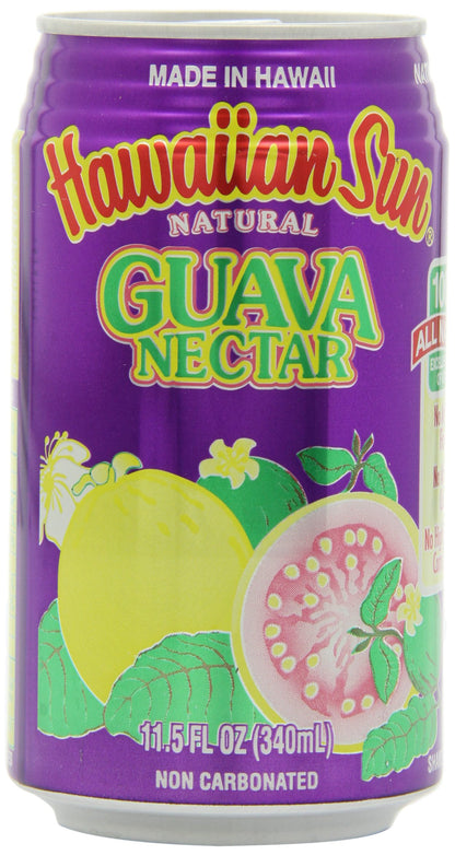 Hawaiian Sun Nectar, Guava, 11.5 fl oz (Pack of 24) Hawaiian Sun