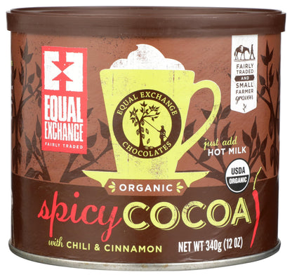 EQUAL EXCHANGE Organic Spicy Hot Cocoa, 12 oz Equal Exchange