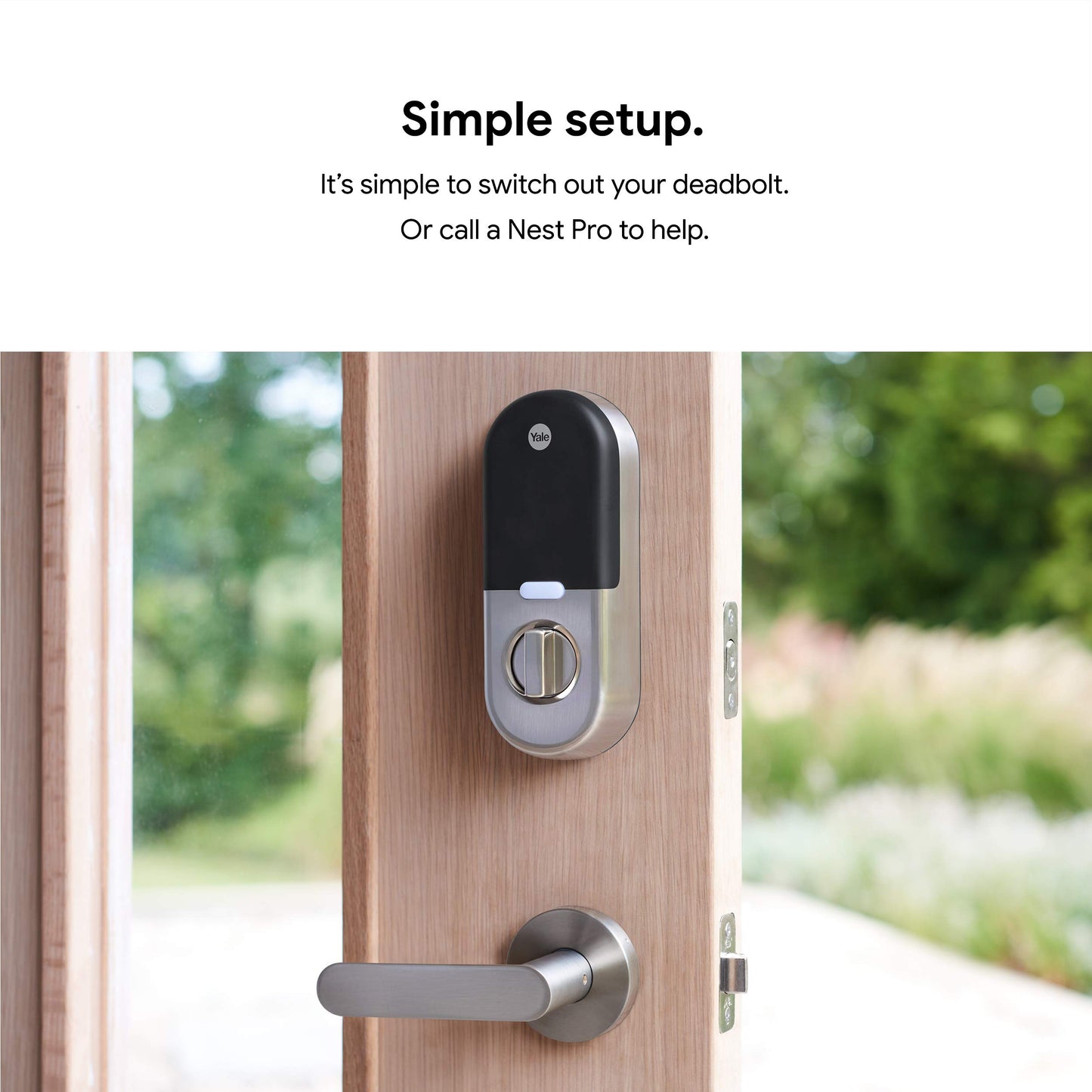Google Nest x Yale Lock Tamper Proof Smart Lock for