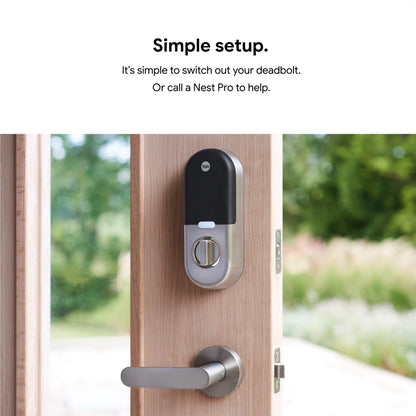 Google Nest x Yale Lock Tamper Proof Smart Lock for