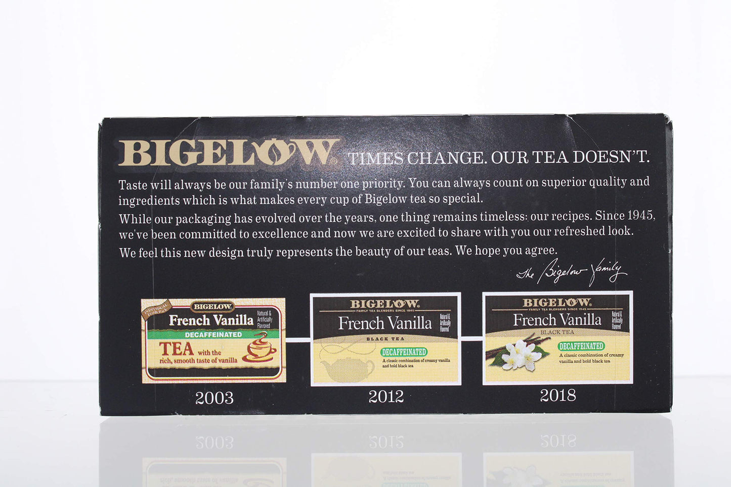 Bigelow Tea Decaffeinated French Vanilla Bag 20 ct 1.28 oz