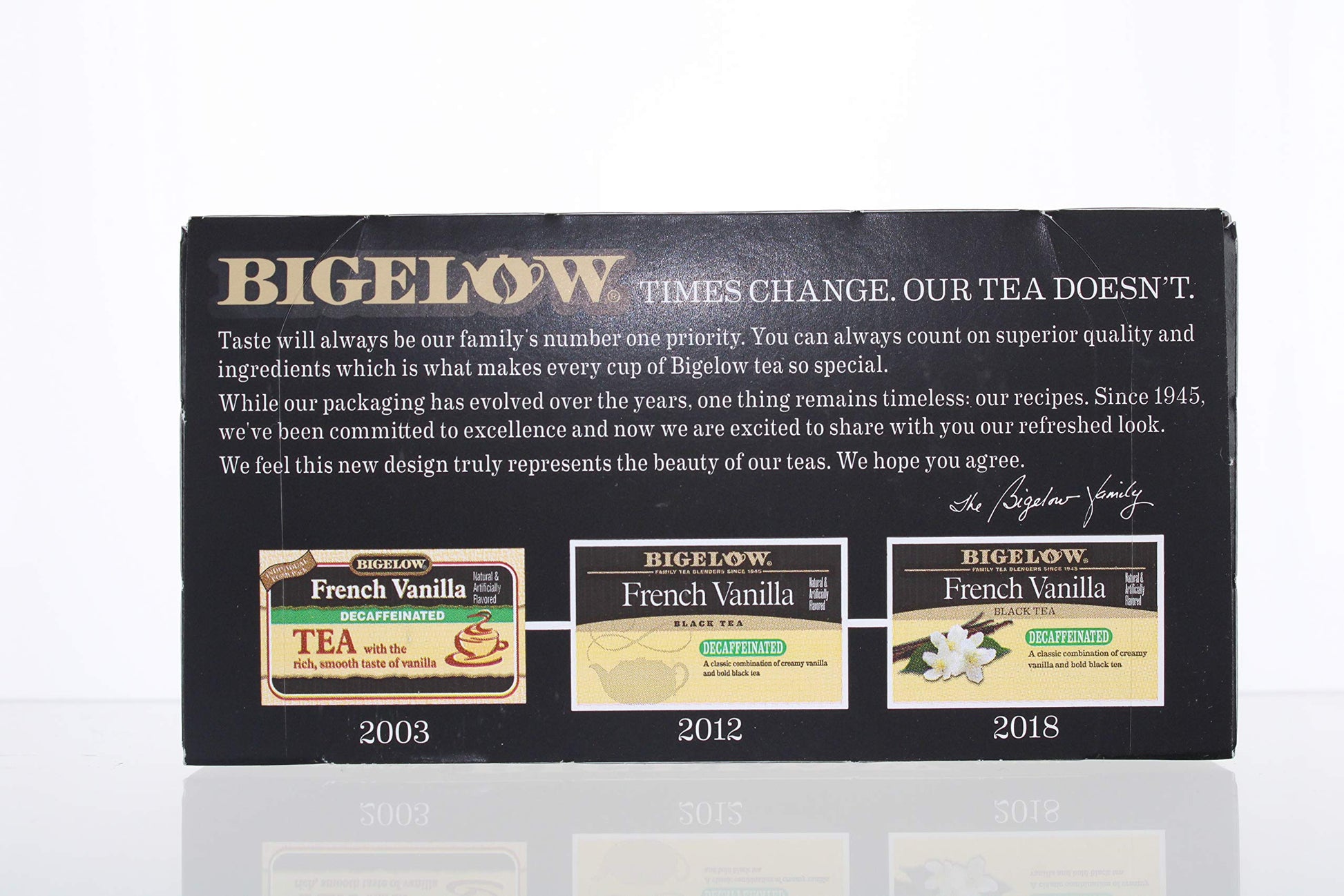 Bigelow Tea Decaffeinated French Vanilla Bag 20 ct 1.28 oz