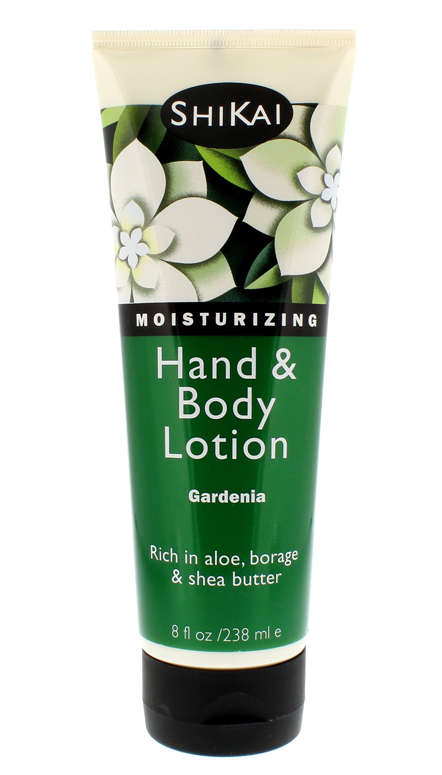 ShiKai Gardenia Aloe Vera Hand & Body Lotion Daily Moisturizing Skincare for 8oz