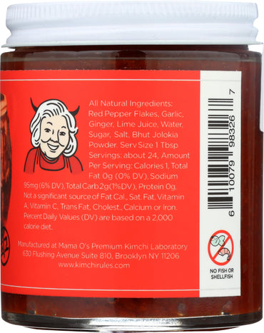 Mama OS Super Spicy Kimchi Paste 6 OZ