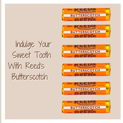 Reed's Butterscotch Hard Candy Individually Wrapped 1.01 oz (Pack of 6)