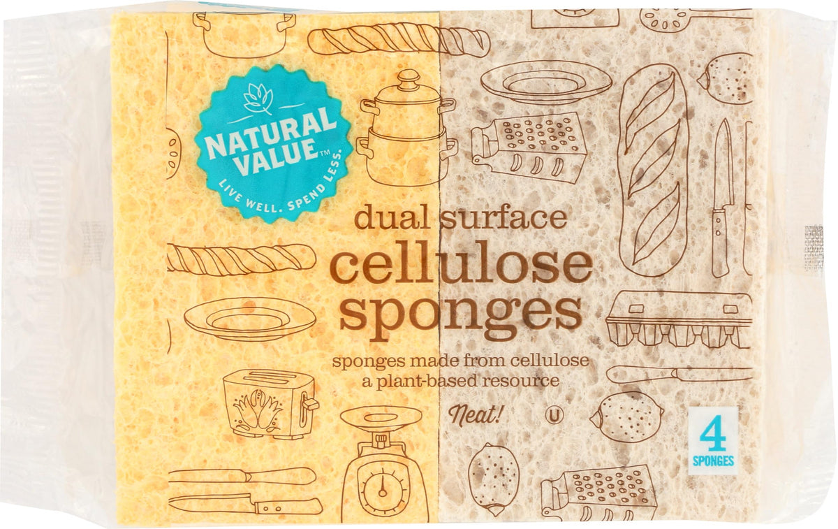 Natural Value Sponges, 4 Count Natural Value