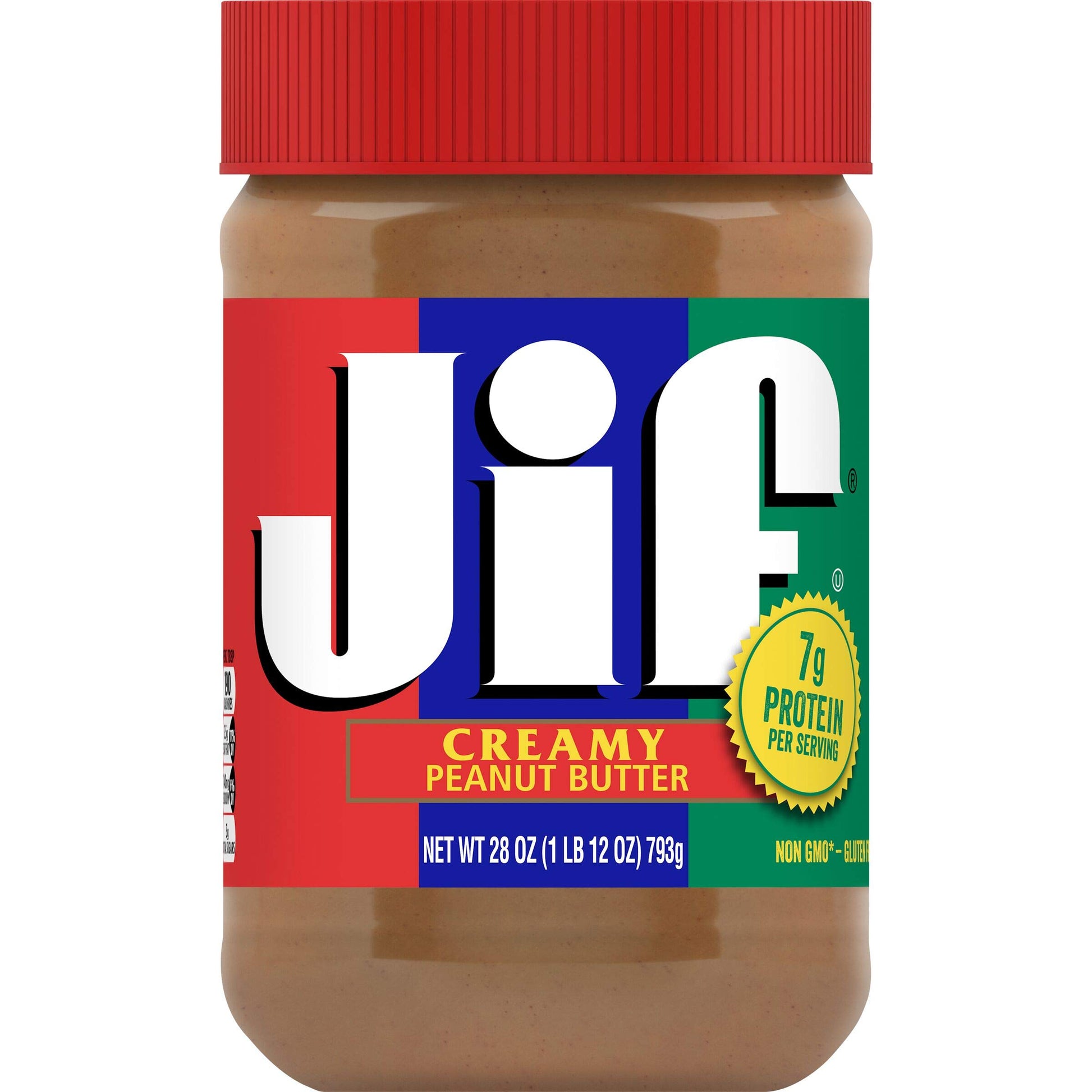 Jif Creamy Peanut Butter 28 Ounces 7% DV of Protein 7g
