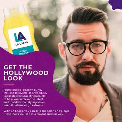 LA Looks Mega Shaper #9 Hold Level Hair Styling Gel 20 Ounce