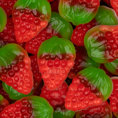 Kervan Bebeto Foam Bottom Strawberry Gummies 5 lbs Fruity Soft & Sweet Bulk Candy for Kids Parties