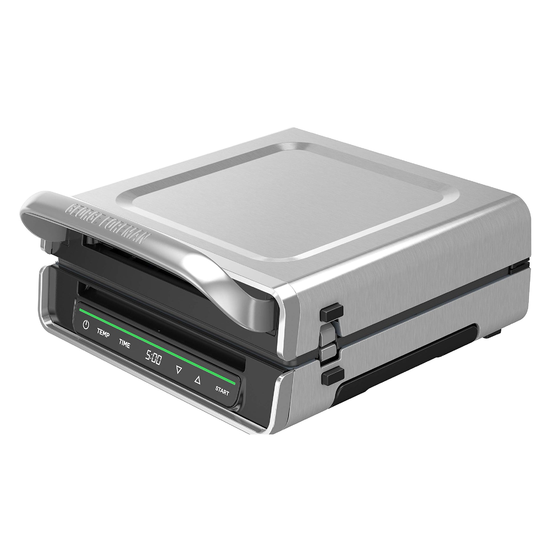 George Foreman Smokeless - Digital Smart Select, Family Size (4-6 Servings) George Foreman