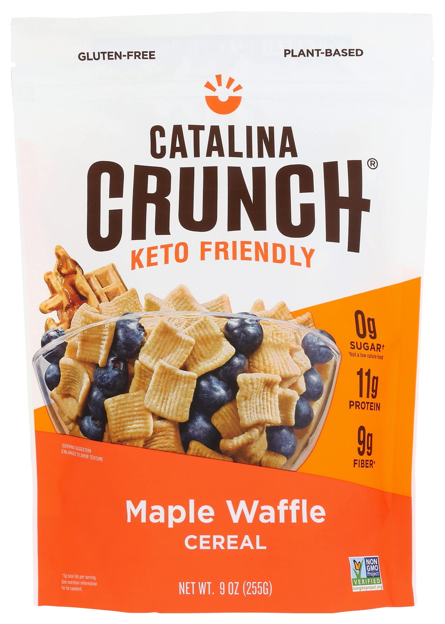 Catalina Crunch Maple Waffle Keto Cereal 9 oz (Pack of 6) Catalina Crunch