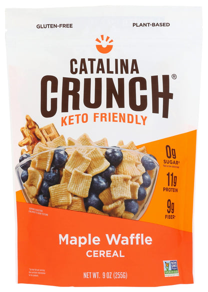 Catalina Crunch Maple Waffle Keto Cereal 9 oz (Pack of 6) Catalina Crunch
