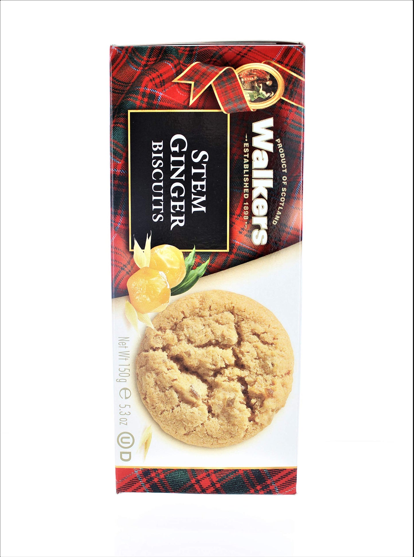 Walkers Stem Ginger Cookies 2 pk 5.3 oz (Pack of 2)