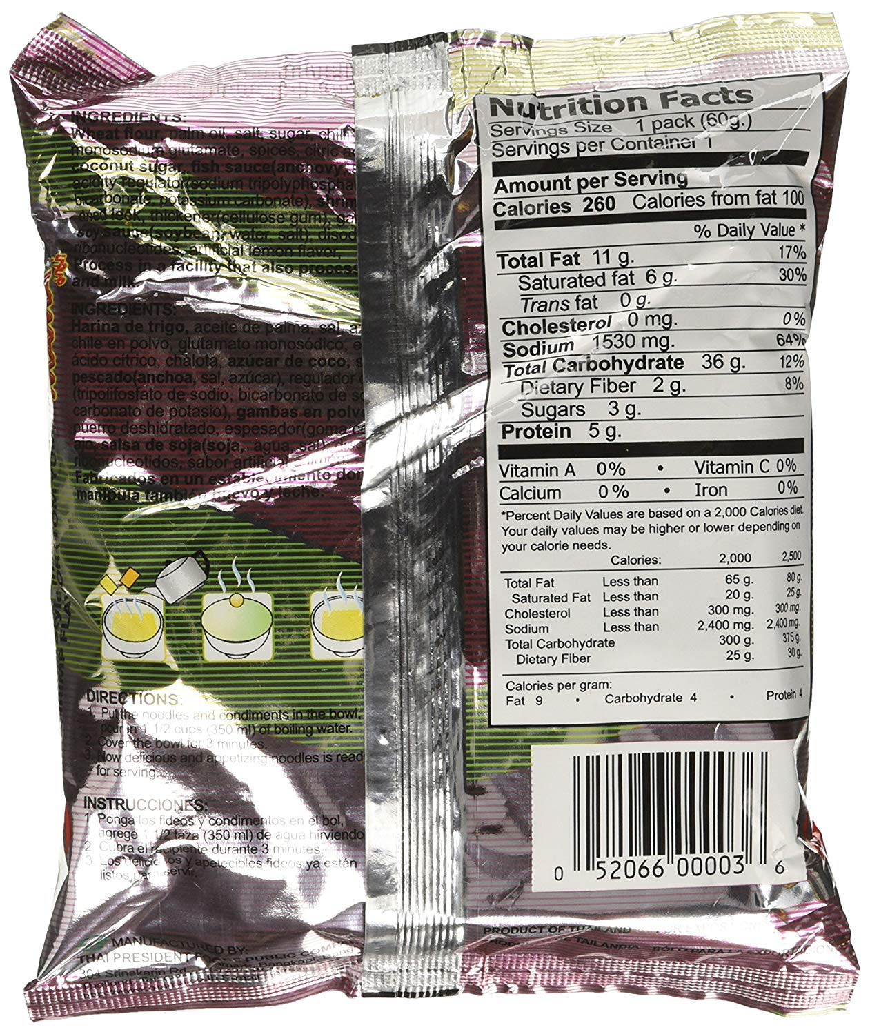 MAMA Tom Yum Shrimp Flavor Instant Ramen Noodle (Pack of 10)